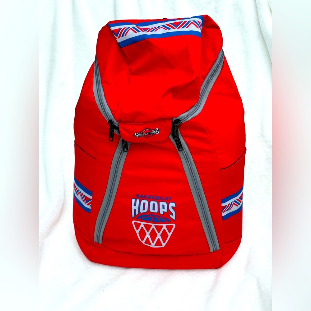 Shirts & Skins Red Basketball Backpack